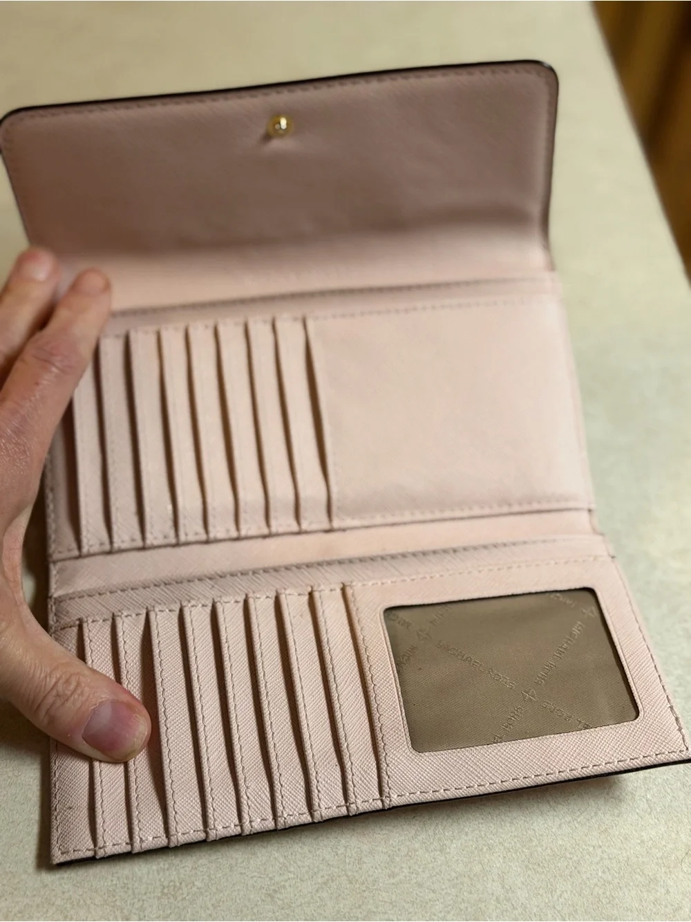 Michael Kors Pink Saffiano Crossbody Tote with Matching Wallet